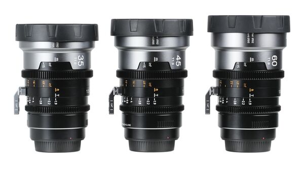 Sirui IronStar T1.9 1.5x Anamorphic Full Frame Cine Lenses 35 / 45 / 60mm mit PL / EF-Mount  Blue Flare