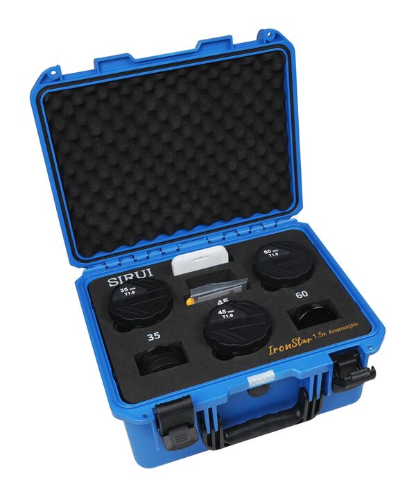 Sirui IronStar T1.9 1.5x Anamorphic Full Frame Cine Lenses 35 / 45 / 60mm mit PL / EF-Mount  Neutral Flare