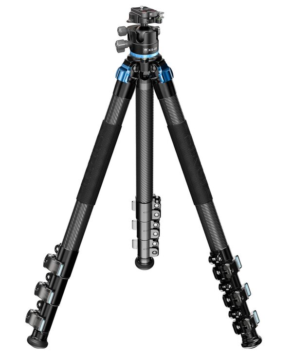 Sirui L-324F+KS-40 Landschafts Carbon Dreinbeinstativ mit Doppelpanorama Kugelkopf 