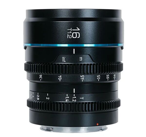 Sirui Night Walker 16mm T1.2 S35 Manual Focus Cine Lens  M4/3 Mount schwarz
