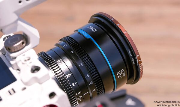 Sirui Night Walker 24+35+55mm T1.2 S35 Cine Objektiv Set mit Case  RF-Mount Metallgrau