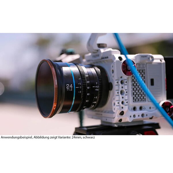 Sirui Night Walker 24mm T1.2 S35 Cine Objektiv  L-Mount Metallgrau