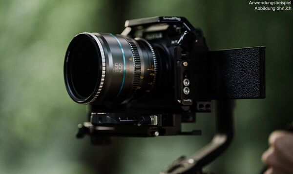 Sirui Night Walker 35mm T1.2 S35 Cine Objektiv  Fujifilm X-Mount Metallgrau