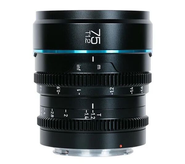 Sirui Night Walker 75mm T1.2 S35 Manual Focus Cine Lens  L-Mount schwarz