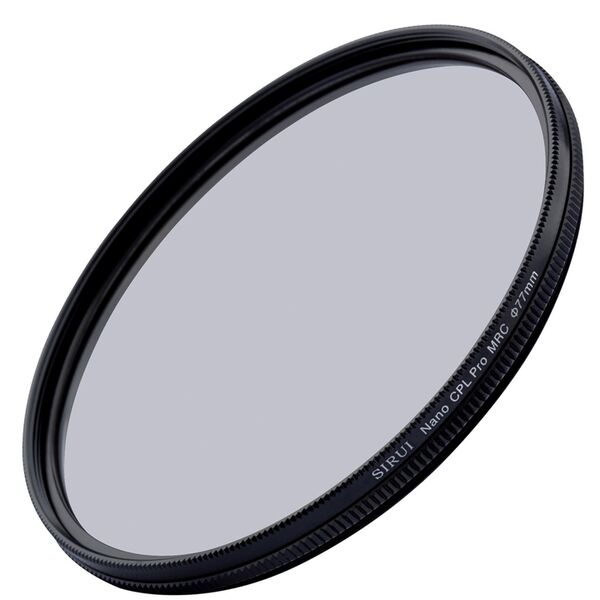 Sirui Polfilter Nano MC zirkular Polfilter Aluminium schwarz, Schottglas  77mm