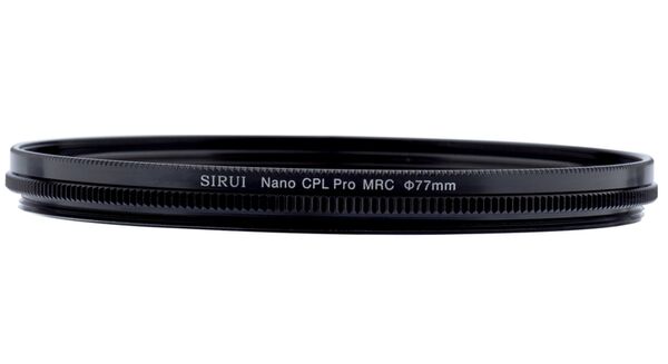 Sirui Polfilter Nano MC zirkular Polfilter Aluminium schwarz, Schottglas  77mm