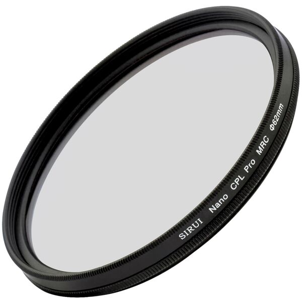 Sirui Polfilter Nano MC zirkular Polfilter Aluminium schwarz, Schottglas  62mm