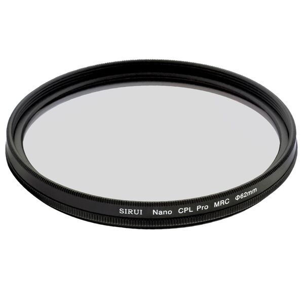 Sirui Polfilter Nano MC zirkular Polfilter Aluminium schwarz, Schottglas  62mm