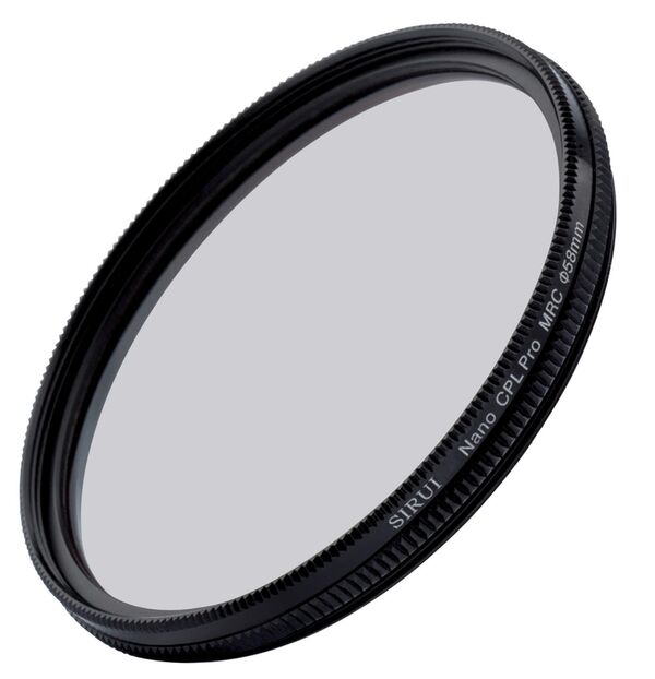 Sirui Polfilter Nano MC zirkular Polfilter Aluminium schwarz, Schottglas  58mm