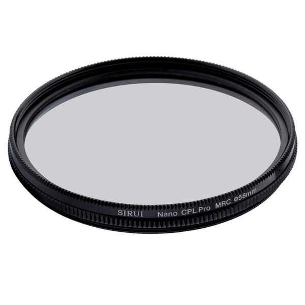 Sirui Polfilter Nano MC zirkular Polfilter Aluminium schwarz, Schottglas  58mm