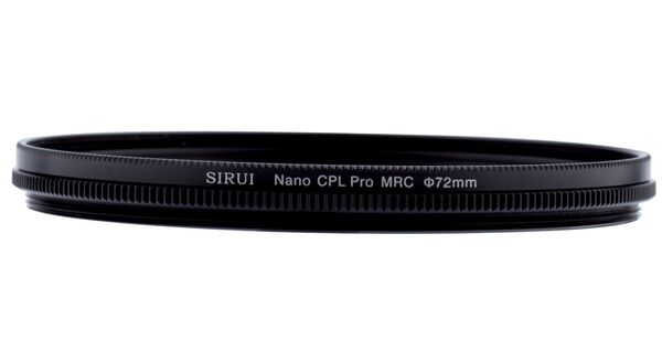 Sirui Polfilter Nano MC zirkular Polfilter Aluminium schwarz, Schottglas  72mm