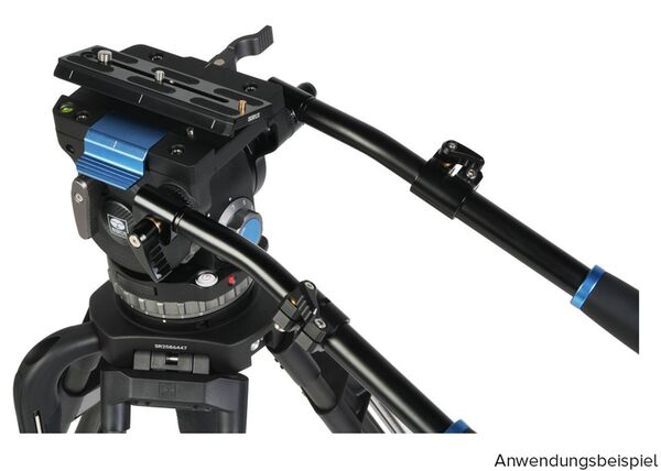 Sirui Professional Fluid Videoneiger mit Gegengewichts- und Friktionseinstellung  VHS18