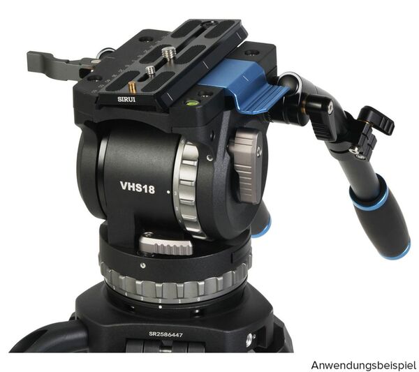 Sirui Professional Fluid Videoneiger mit Gegengewichts- und Friktionseinstellung  VHS18