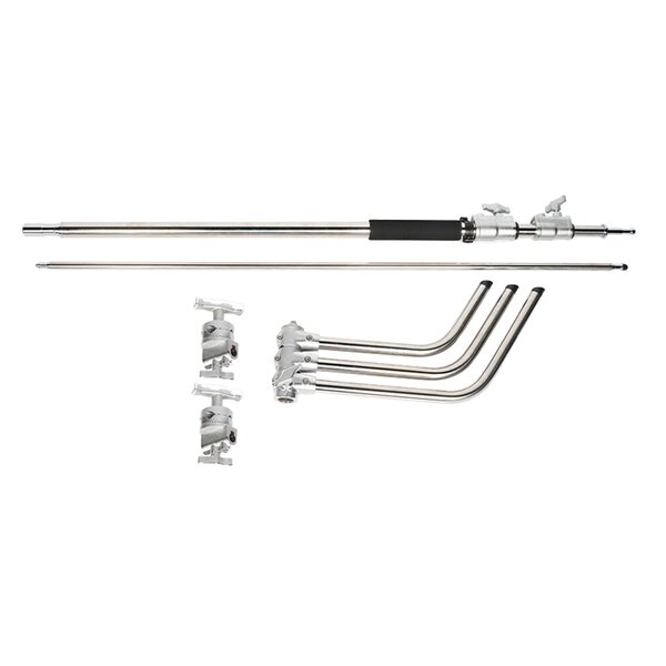 Sirui C-STAND-01 Profi Stahl Lampenstativ verstellbar 320cm mit 125cm Auslegearm 