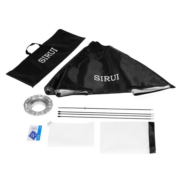 Sirui QR6090 Quick Release 60x90cm Softbox rechteckig mit Grid und Bowens Mount 