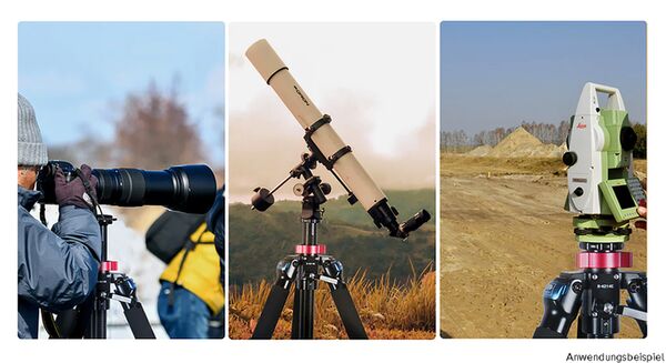 Sirui R4214E Carbon Dreibeinstativ mit Getriebemittelsäule (Kurbel) 