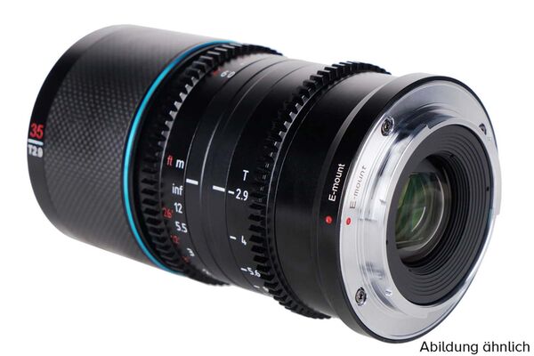 Sirui Saturn 35mm T/2.9 1.6x Carbon Vollformat Anamorphes Objektiv  Leica L Neutral Flare