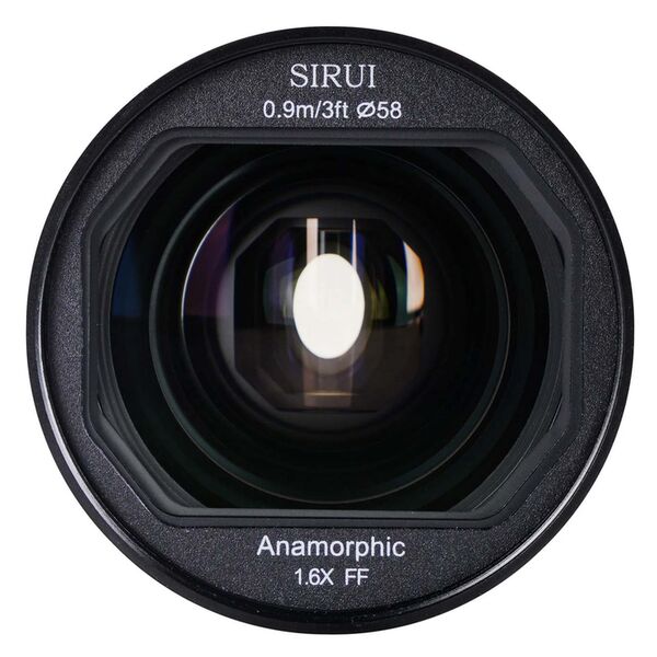 Sirui Saturn 35mm T/2.9 1.6x Carbon Vollformat Anamorphes Objektiv  Leica L Neutral Flare