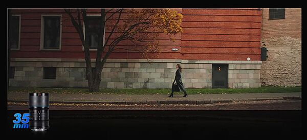 Sirui Saturn 35mm T2.9 1.6x Carbon Vollformat anamorphes Objektiv  Z-Mount Blue Flare