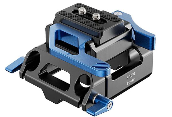 Sirui SC-BP Schnellwechselbasis mit Klemme für Slider und Video Wechselplatte Aluminium 