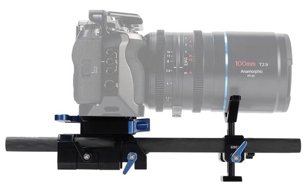 Sirui SC-BPS Schnellwechselbasis mit Klemme, Slider, Video Wechselplatte und Objektivstütze 