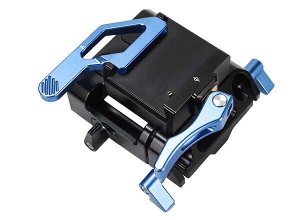 Sirui SC-BPS Schnellwechselbasis mit Klemme, Slider, Video Wechselplatte und Objektivstütze 