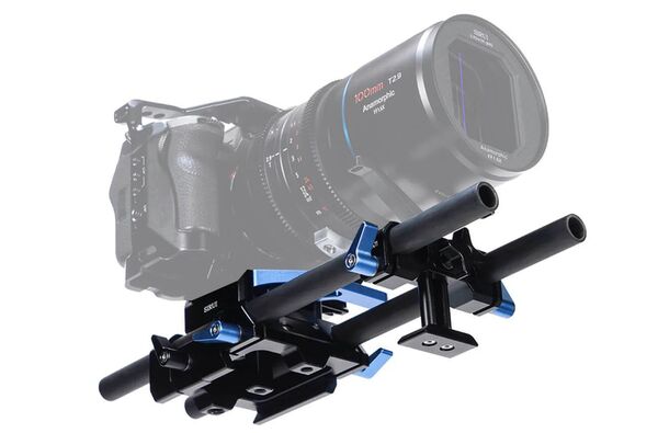 Sirui SC-BPS Schnellwechselbasis mit Klemme, Slider, Video Wechselplatte und Objektivstütze 