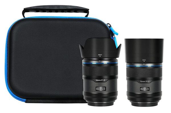 Sirui Sniper 16mm & 75mm F1.2 APS-C Auto-Focus Objektiv Kit Carbon  Sony E-Mount Schwarz