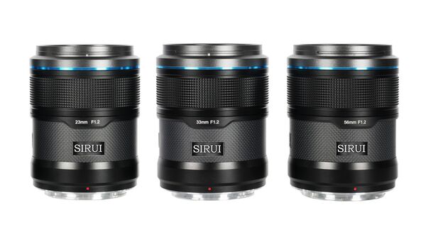Sirui Sniper Kit 23mm, 33mm & 56mm F1.2 Carbon  Schwarz Fujifilm X