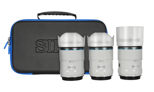 Sirui Sniper 23mm, 33mm & 56mm F1.2 Keramik Kit  Weiß Sony E-Mount