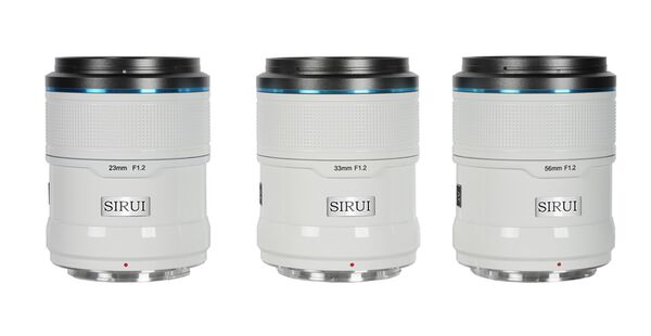 Sirui Sniper 23mm, 33mm & 56mm F1.2 Keramik Kit  Weiß Nikon Z (DX)