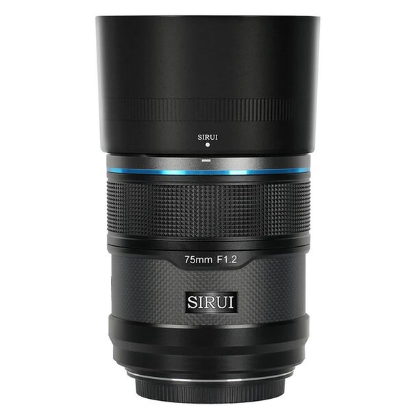 Sirui Sniper 75mm F1.2 APSC Auto-Focus Objektiv Carbon  Fujifilm X-Mount Schwarz