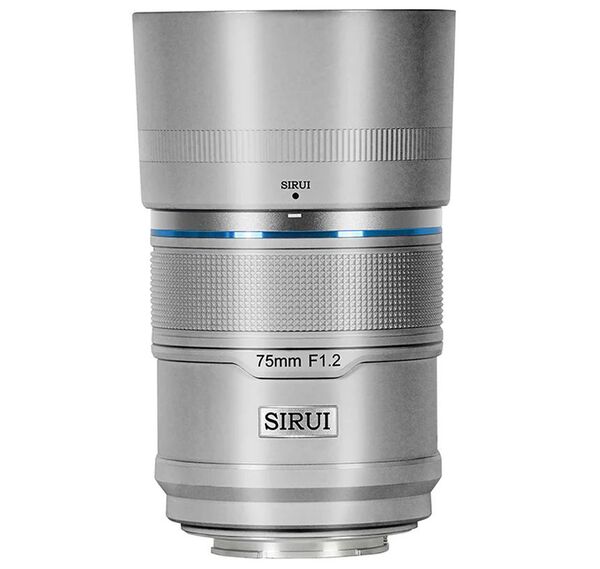 Sirui Sniper 75mm F1.2 APSC Auto-Focus Objektiv Metall  Nikon Z (DX) Silber