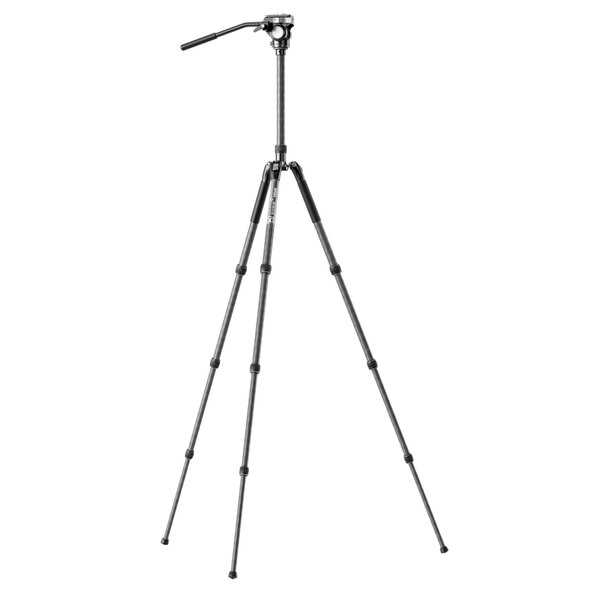 Sirui SP024+B5X Carbon Dreibeinstativ mit Videoneiger / Arca Swiss kompatibel  schwarz