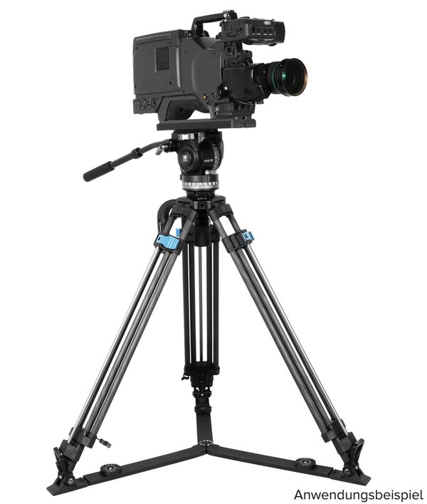 Sirui SQ75 Carbon 1 Step Broadcaststativ + VHS10 Fluid Videoneiger 