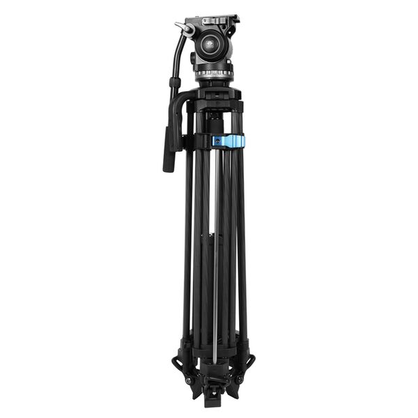 Sirui SQ75 Carbon 1 Step Broadcaststativ + VHS10 Fluid Videoneiger 