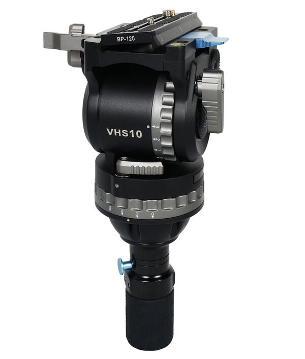 Sirui SQ75 Carbon 1 Step Broadcaststativ + VHS10 Fluid Videoneiger 