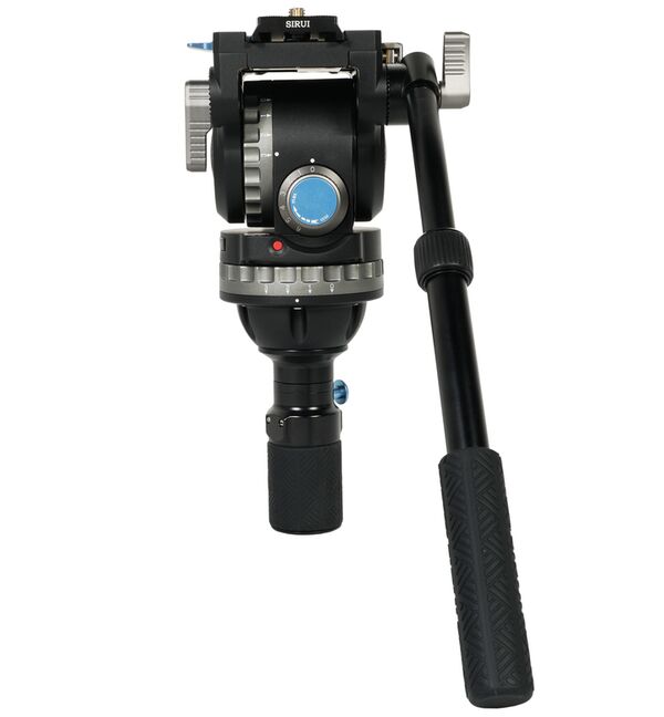 Sirui SQ75 Carbon 1 Step Broadcaststativ + VHS10 Fluid Videoneiger 