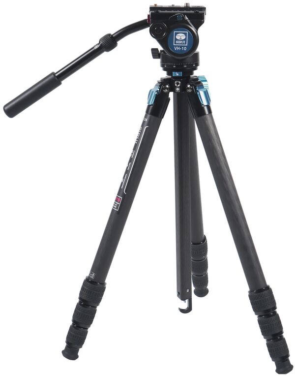 Sirui Superb Traveler 224 Carbon Reise- Dreibeinstativ wasserdicht  mit VH-10 Videokopf