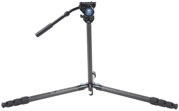Sirui Superb Traveler 224 Carbon Reise- Dreibeinstativ wasserdicht  mit VH-10 Videokopf