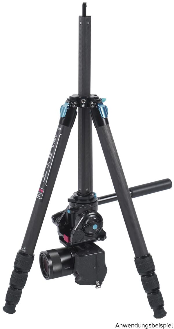 Sirui Superb Traveler 224 Carbon Reise- Dreibeinstativ wasserdicht  mit VH-10 Videokopf