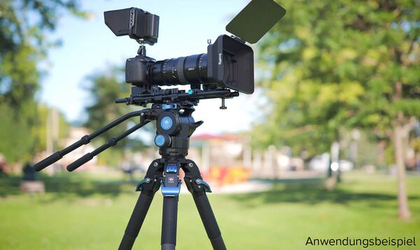 Sirui SVH15 Aluminium Hydraulik Videoneiger mit Gegengewichts- und Friktionseinstellung 