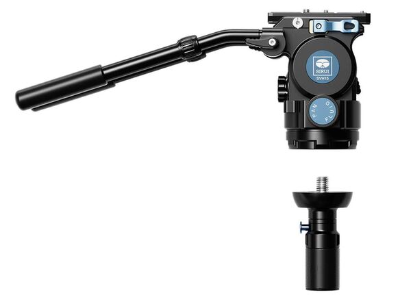 Sirui SVH15 Aluminium Hydraulik Videoneiger mit Gegengewichts- und Friktionseinstellung 