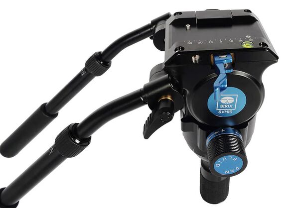 Sirui SVH15 Aluminium Hydraulik Videoneiger mit Gegengewichts- und Friktionseinstellung 