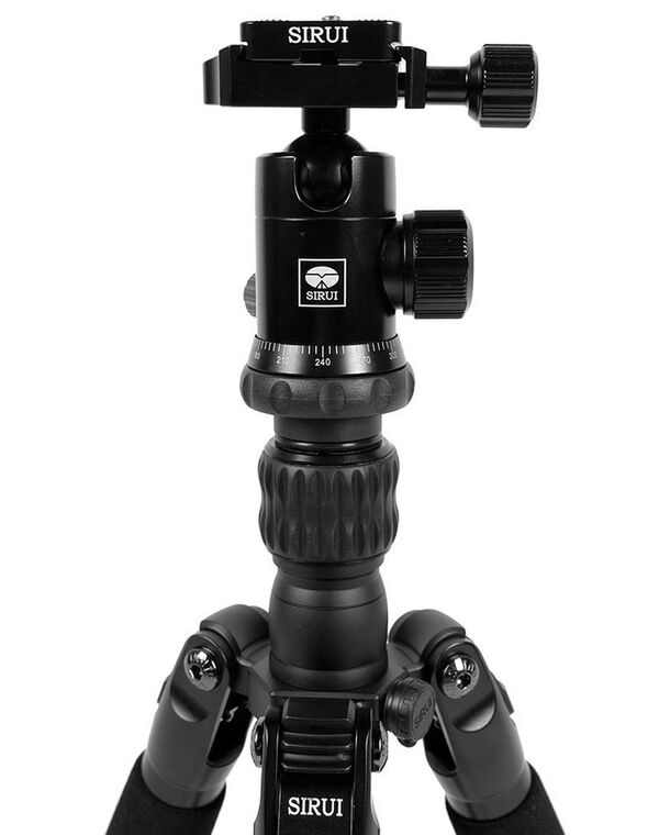 Sirui Traveler 7C Reise  Drei-/Einbeinstativ Carbon mit Kopf 