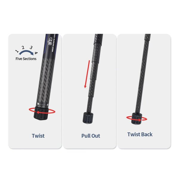 Sirui Traveler AT-125 + KS-5 Kugelkopf 