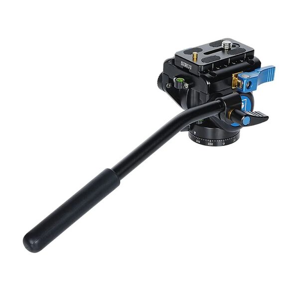 Sirui VA-5X Quick Release Fluid-Videoneigekopf für Arca Swiss Aluminium  schwarz