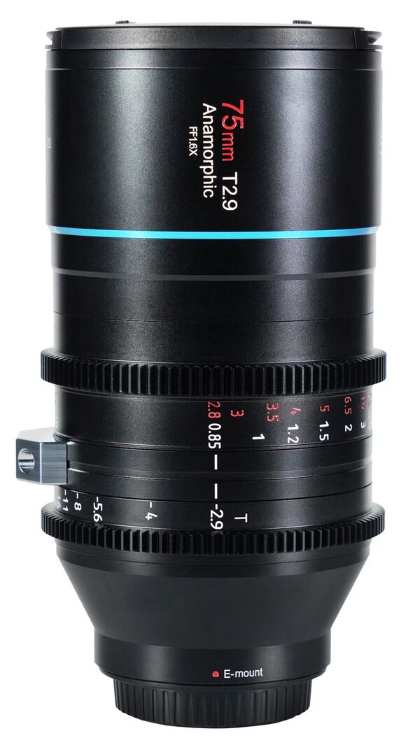 Sirui Venus 75mm T2.9 1.6x Vollformat Anamorphes Objektiv  Canon RF