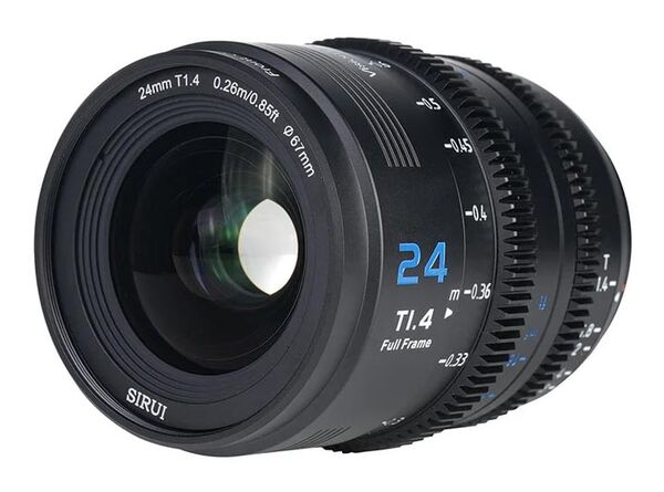 Sirui Vision Prime T1.4 Full-Frame Cine Lens  24 mm schwarz