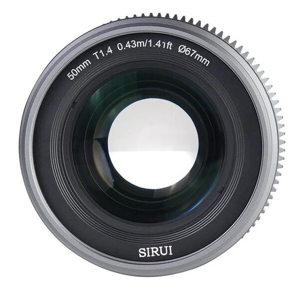 Sirui Vision Prime T1.4 Full-Frame Cine Lens  50 mm grau